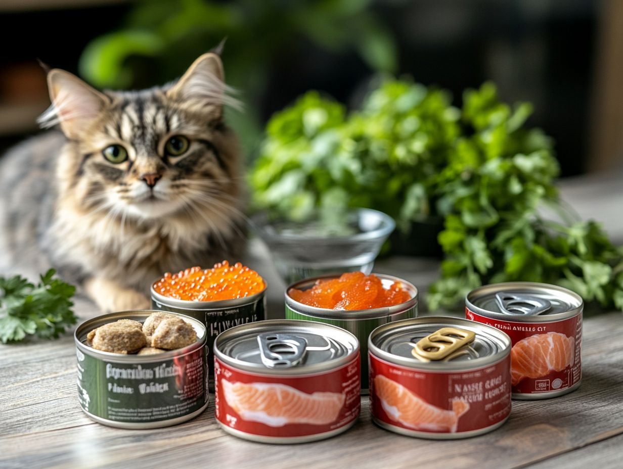 Why are these wet cat foods ideal for cats with allergies?