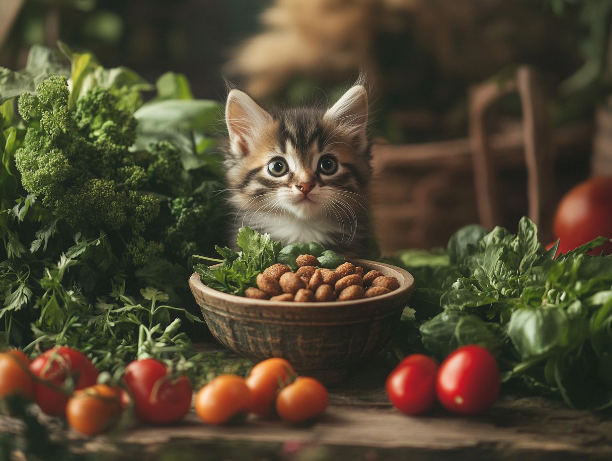 What Are the Key Ingredients in Organic Kitten Food?