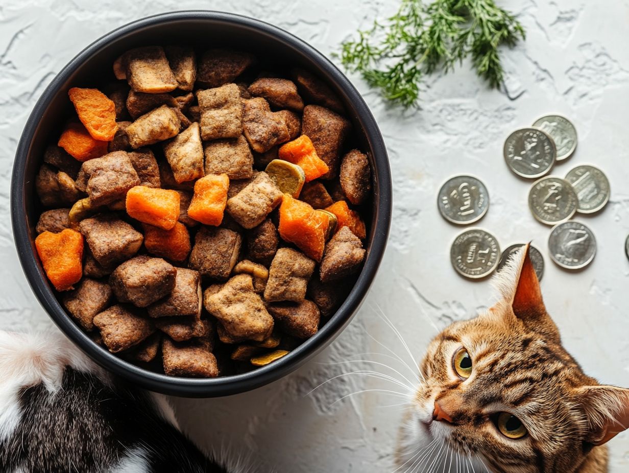 What is a budget-friendly option for freeze-dried cat food?