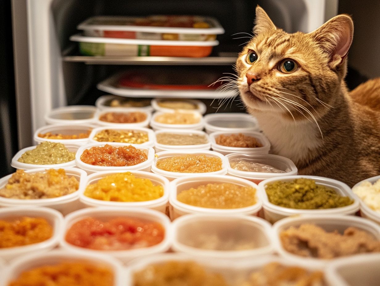 What Foods Can Be Frozen for Cats?