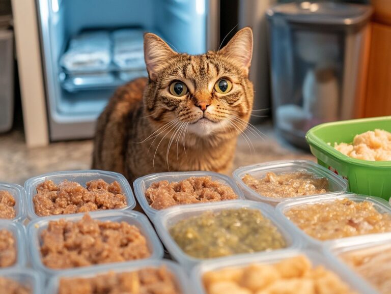 Safe Methods for Freezing Your Feline’s Meals