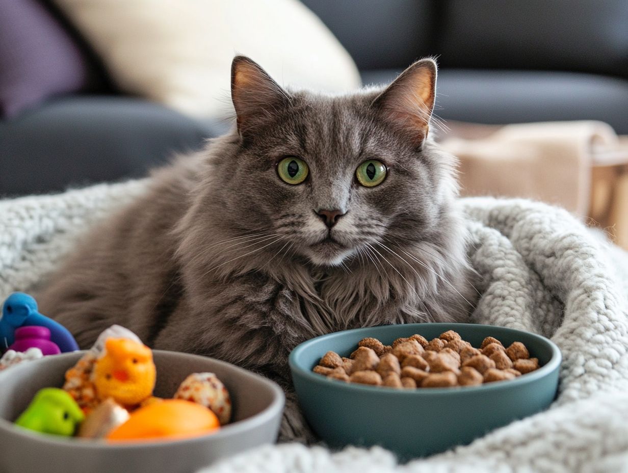 What are Some Tips for Managing a Senior Cat's Weight?