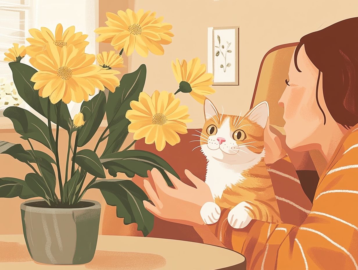 How to Keep Your Cat Safe from Mums?