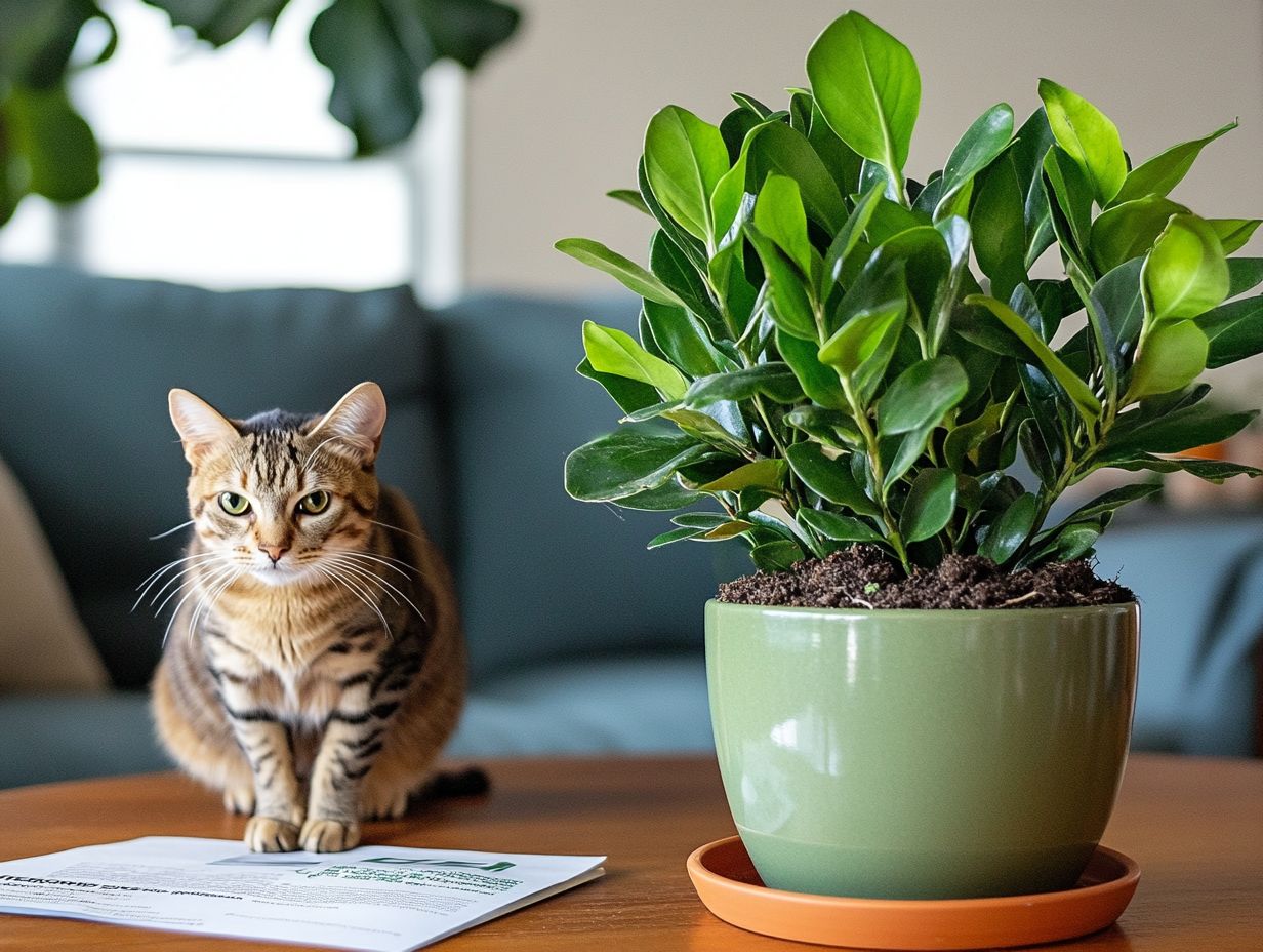 What are Safe Alternatives to ZZ Plants for Cat Owners?