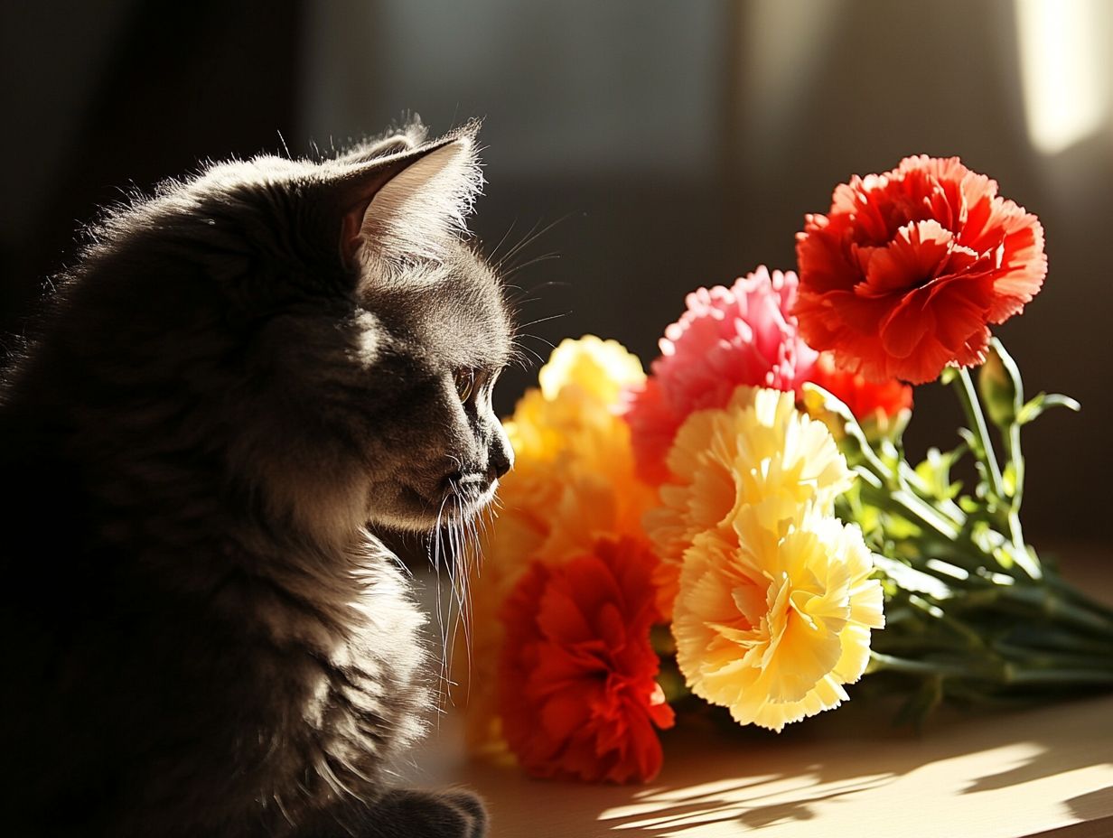 How Can I Keep My Cat Safe Around Carnations?