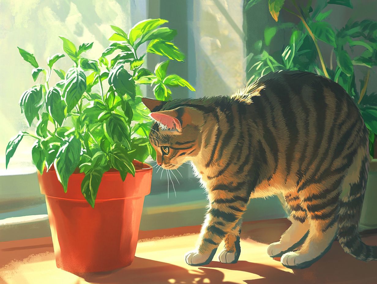 1. Can cats eat basil?