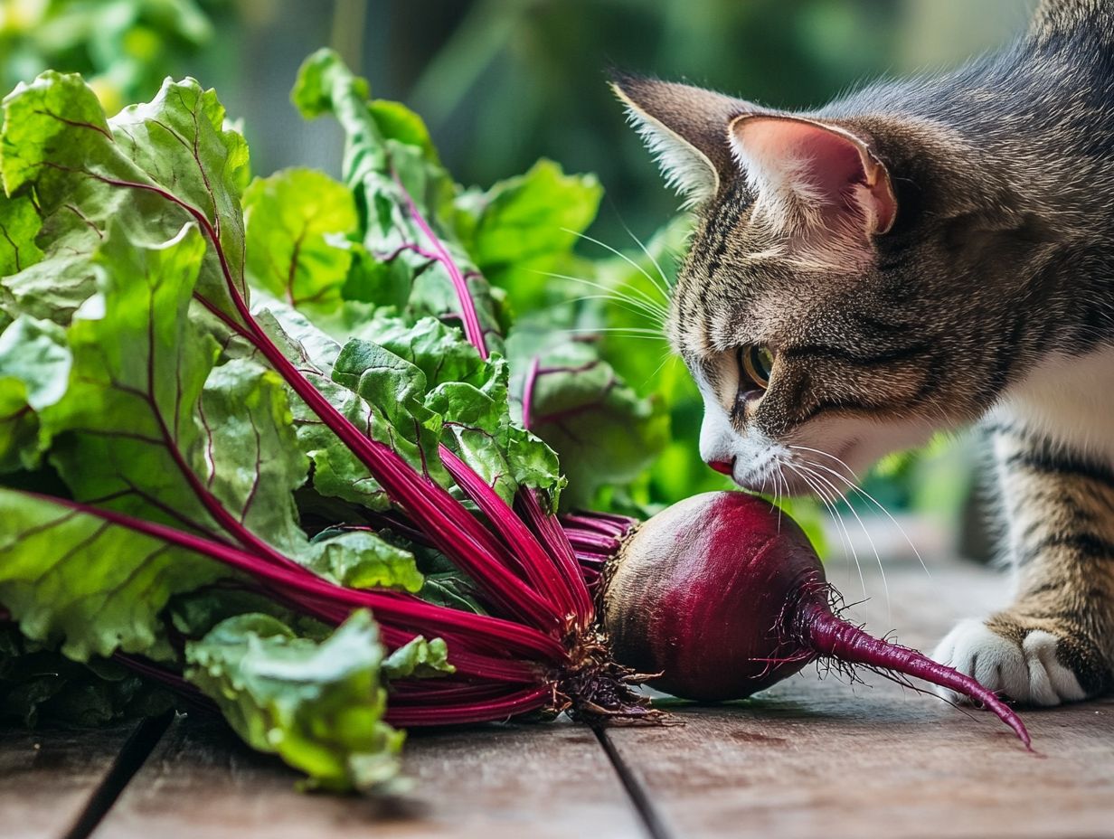 Beets as a safe food option for cats