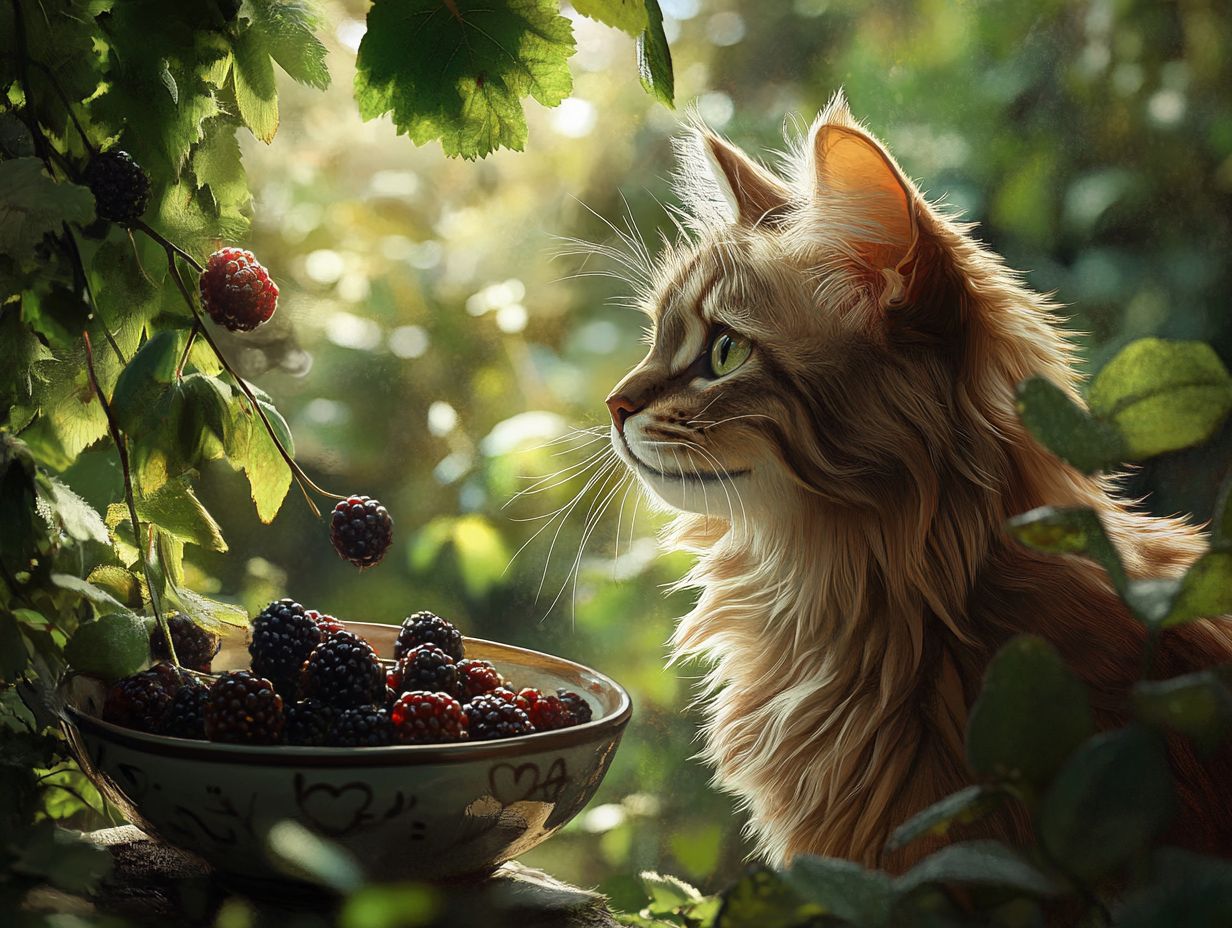 Potential Risks of Feeding Blackberries to Cats