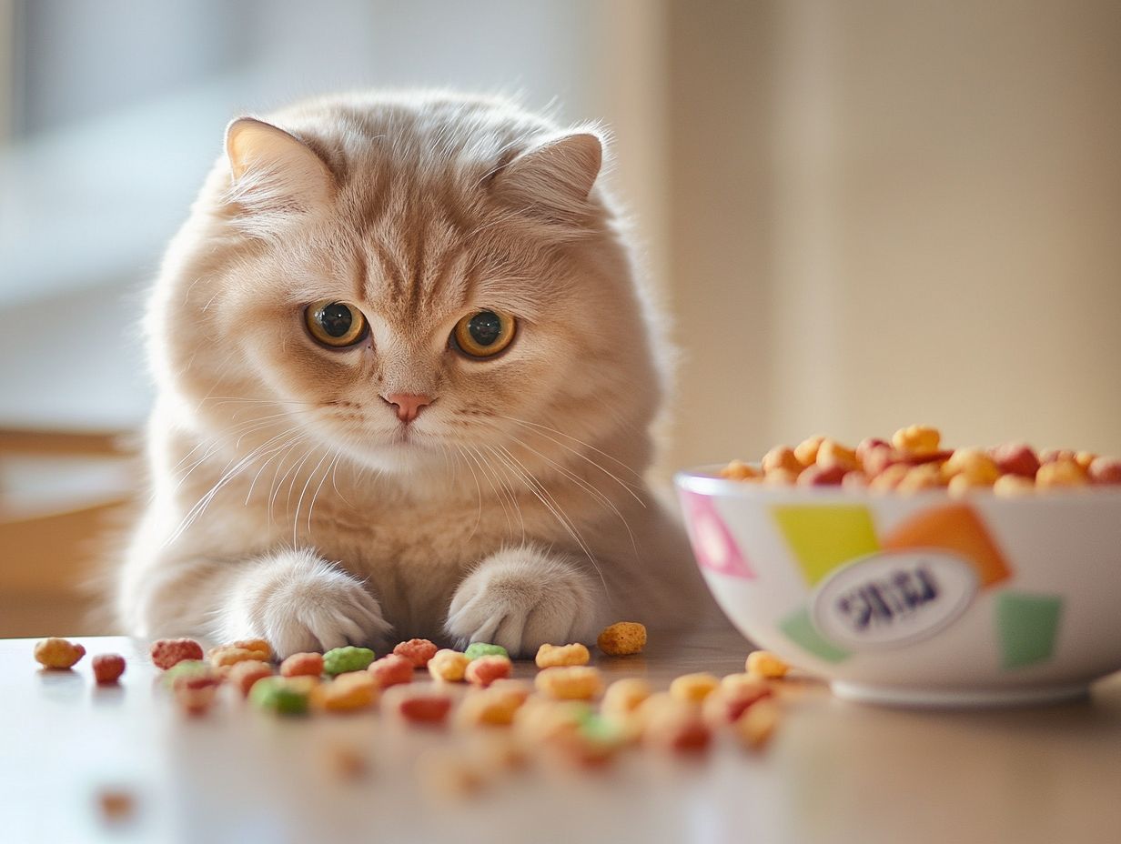 Is cereal safe for cats to eat?