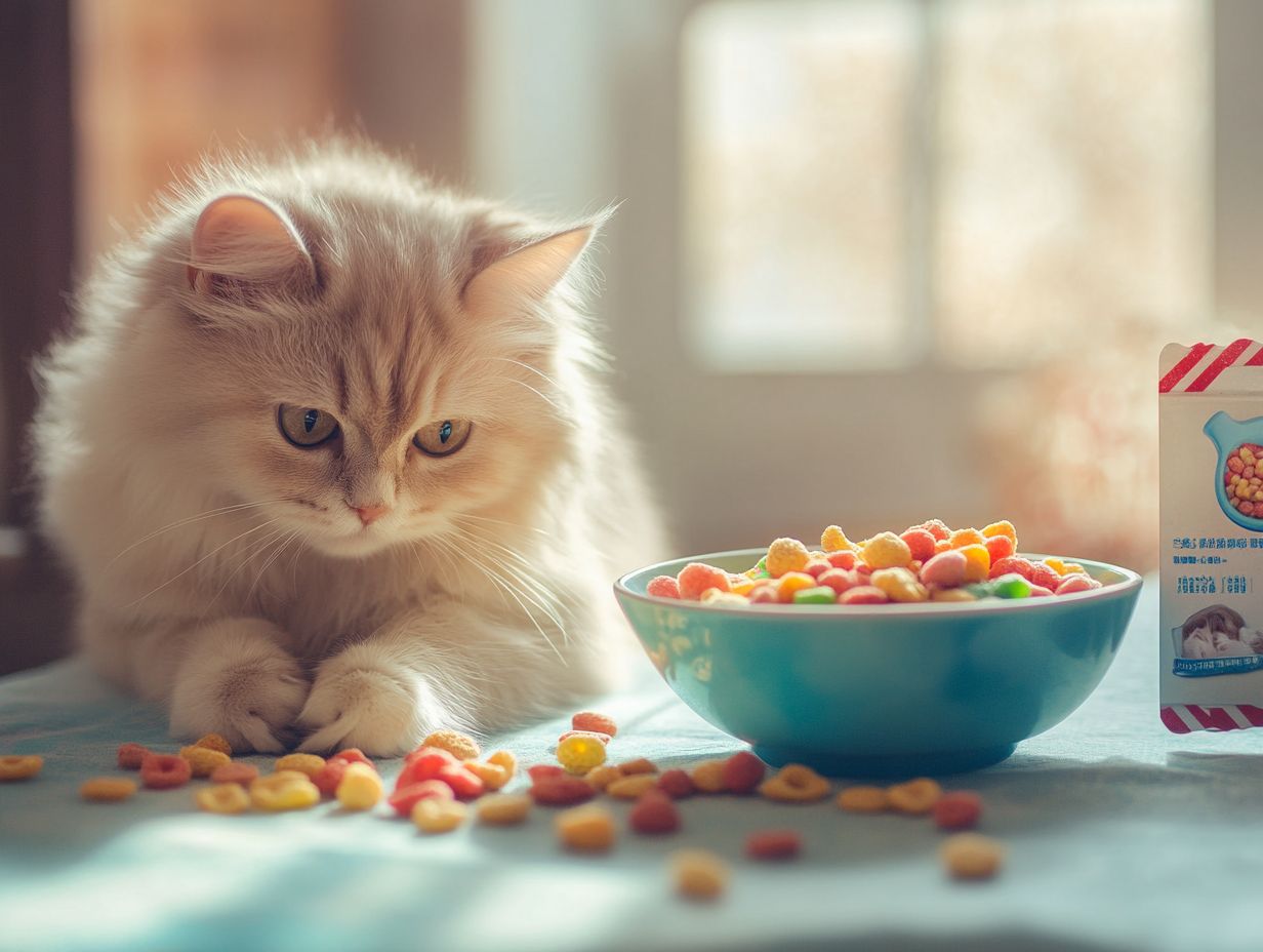 Portion control and frequency for cats