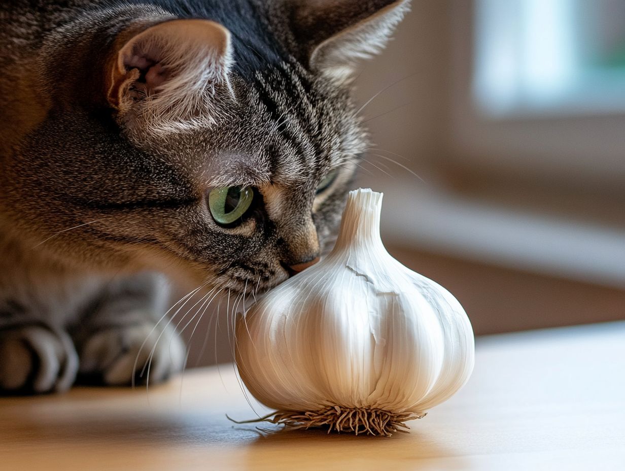 Why is garlic toxic for cats?