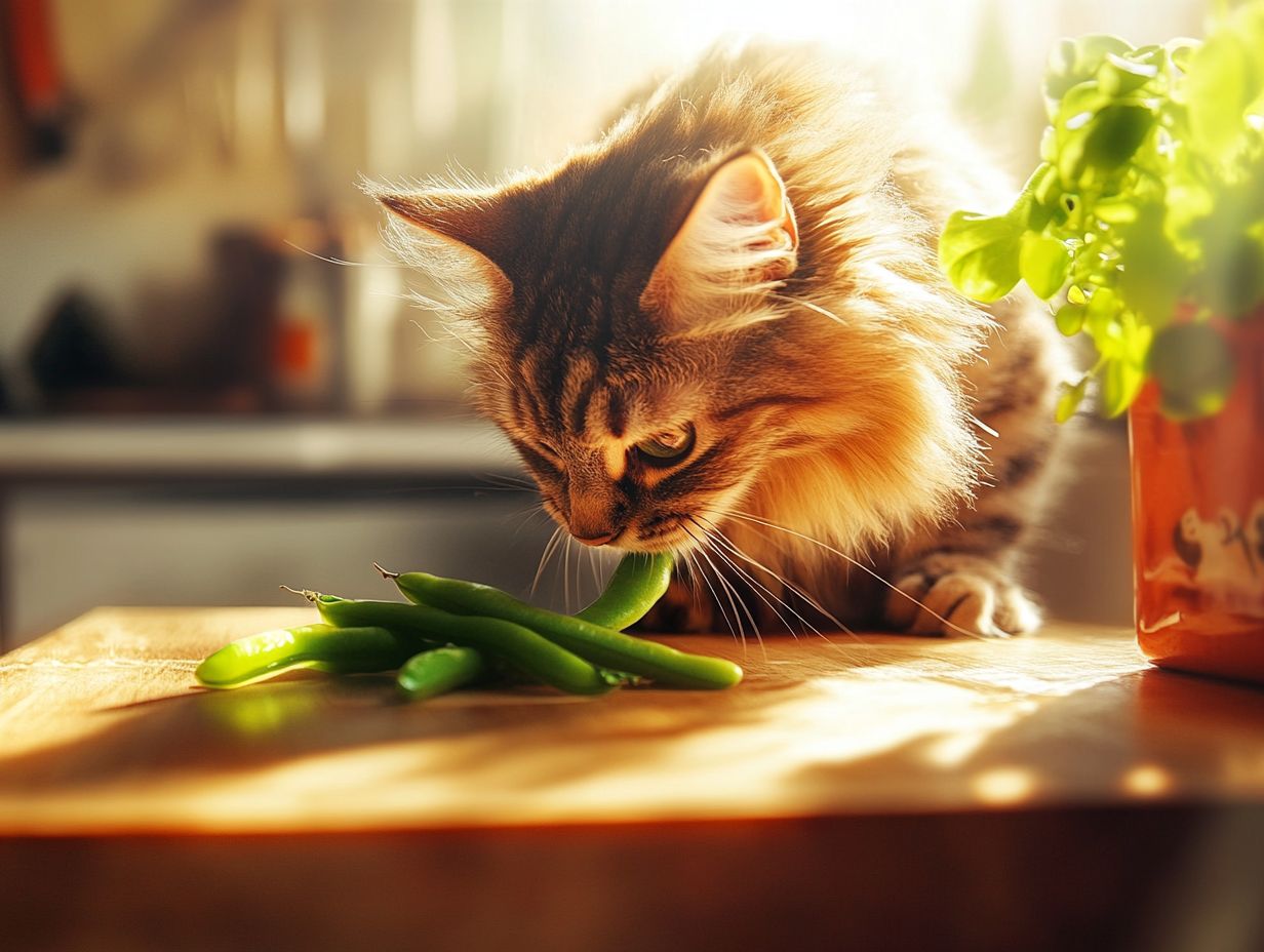 Vet recommended ways to safely feed green beans to cats