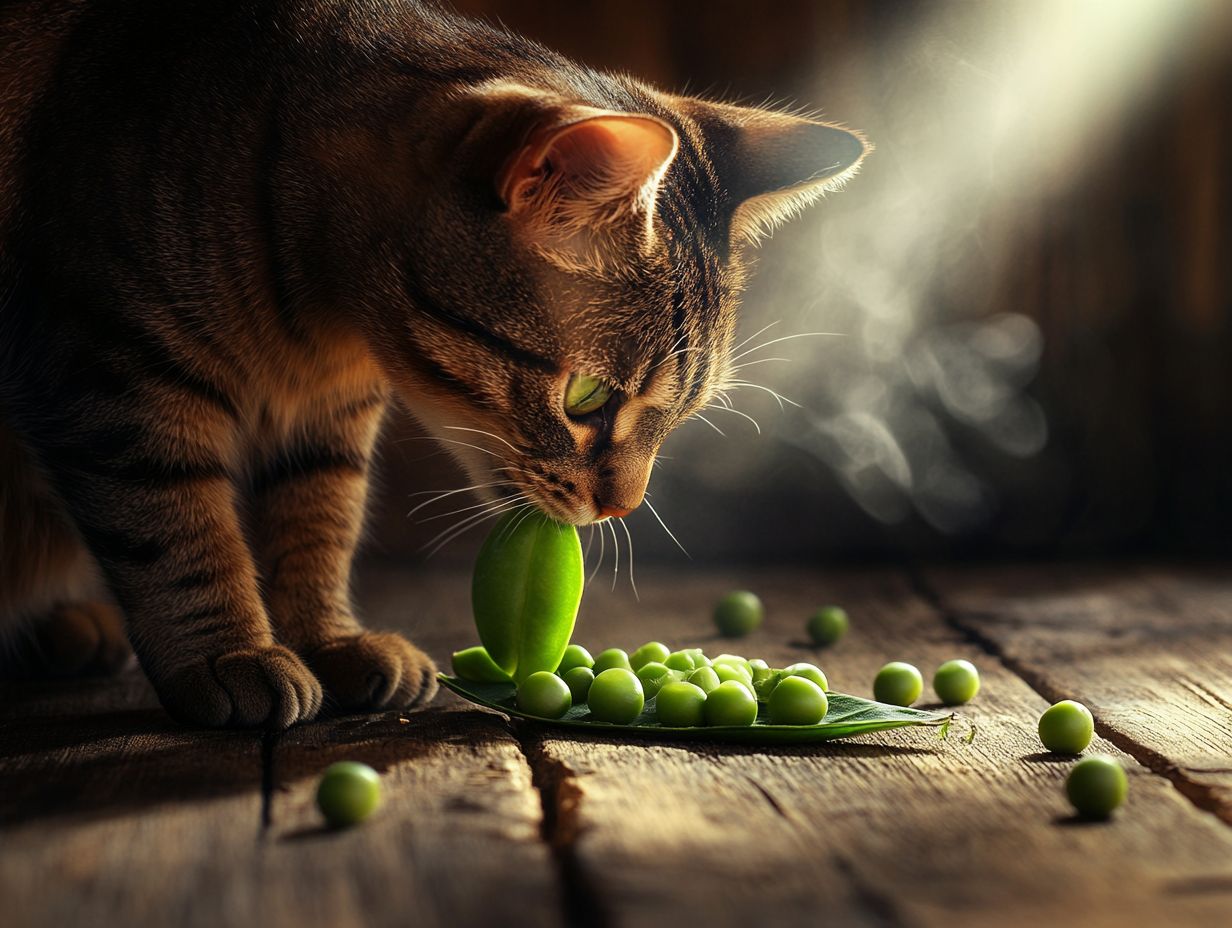 Key Takeaways about cats and green peas