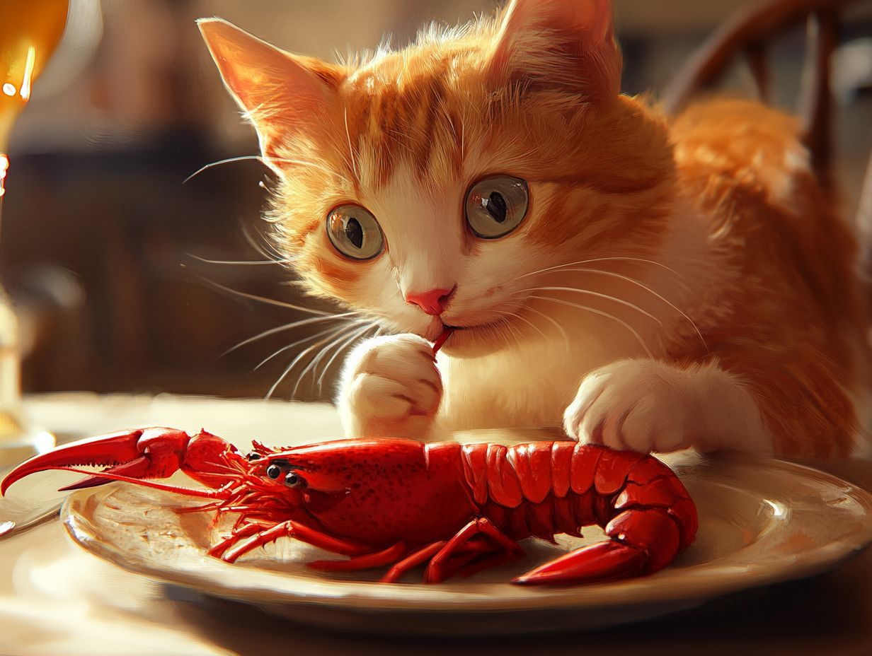 A variety of safe seafood options for cats