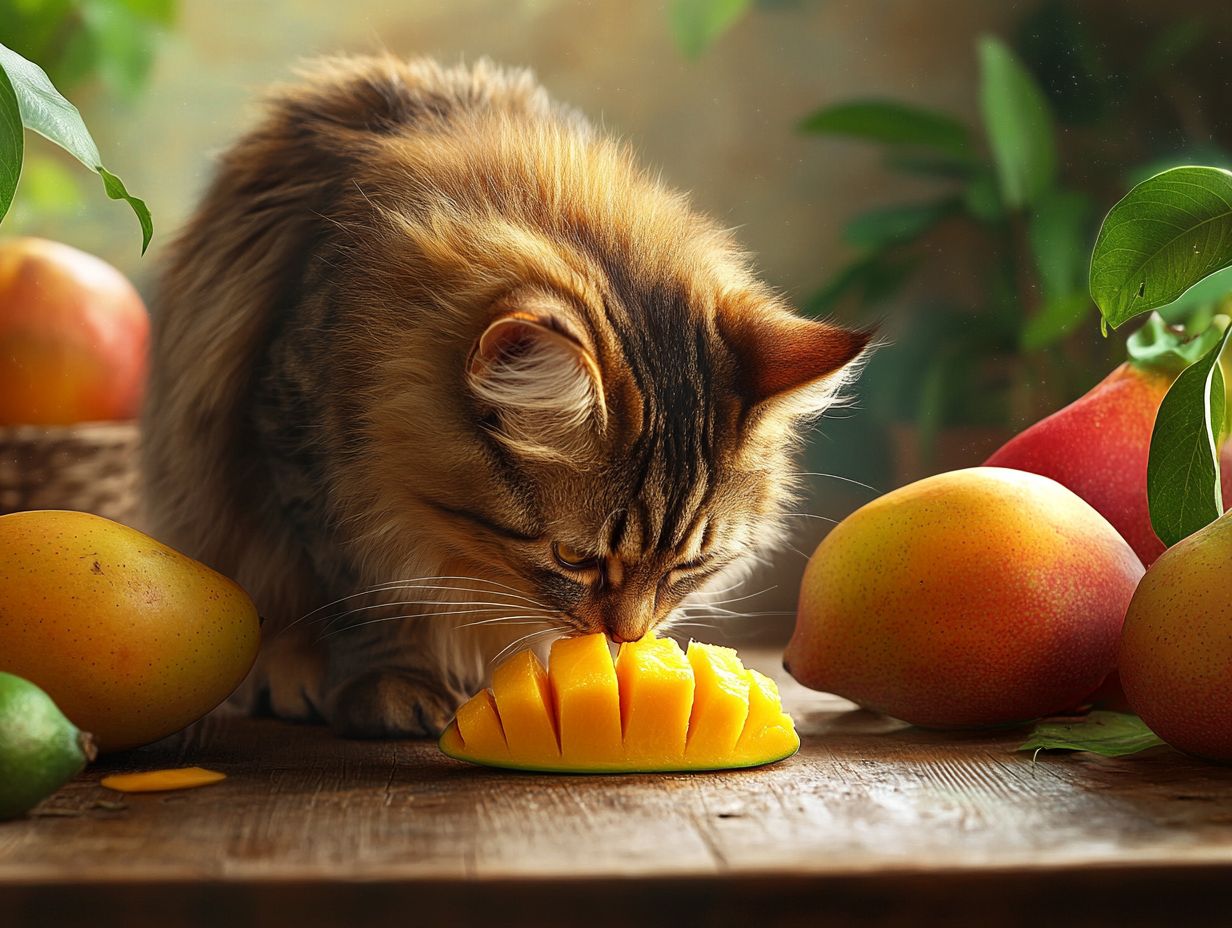 Is it safe for cats to eat mango?