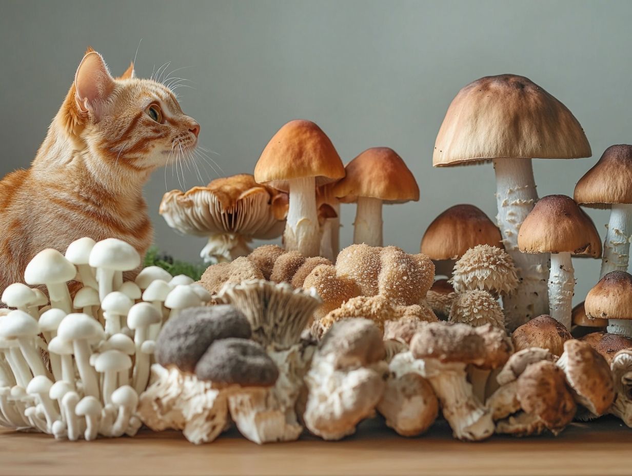 Types of Mushrooms Toxic to Cats