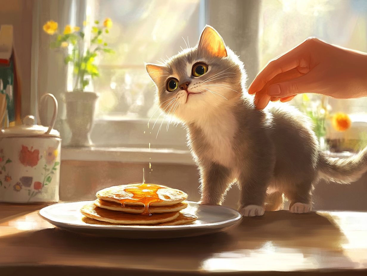 Are pancakes safe for cats to eat?