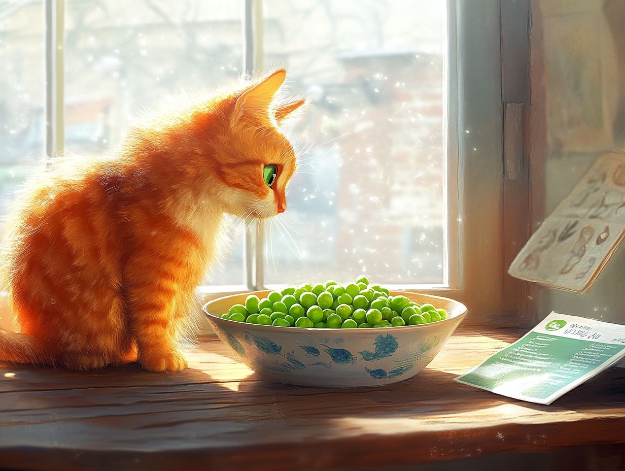 How to Safely Incorporate Peas into a Cat's Diet