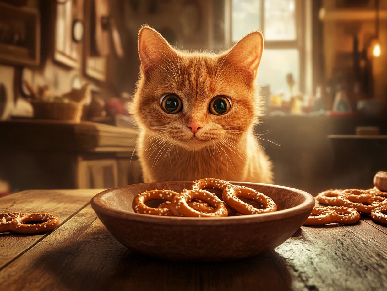 Steps to Take and When to Seek Veterinary Help for Cats After Eating Pretzels