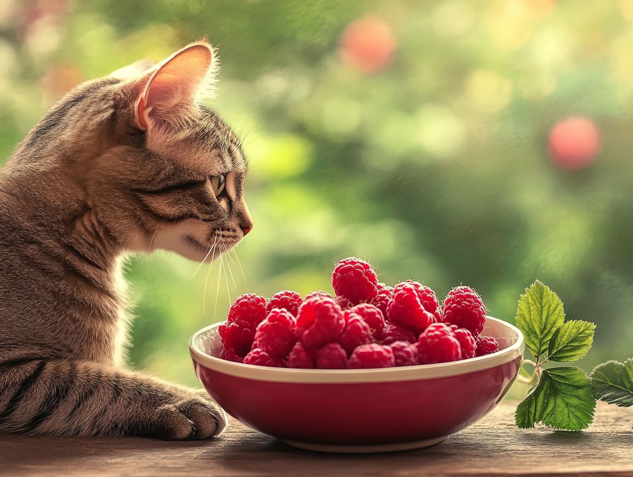 Nutritional value of raspberries for cats