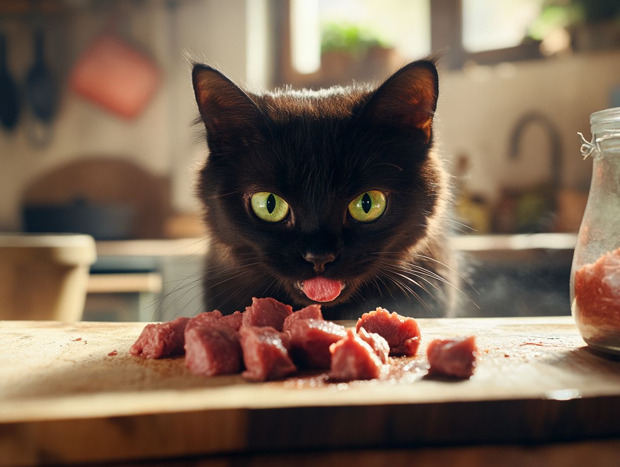 Potential Risks of Feeding Cats Raw Beef