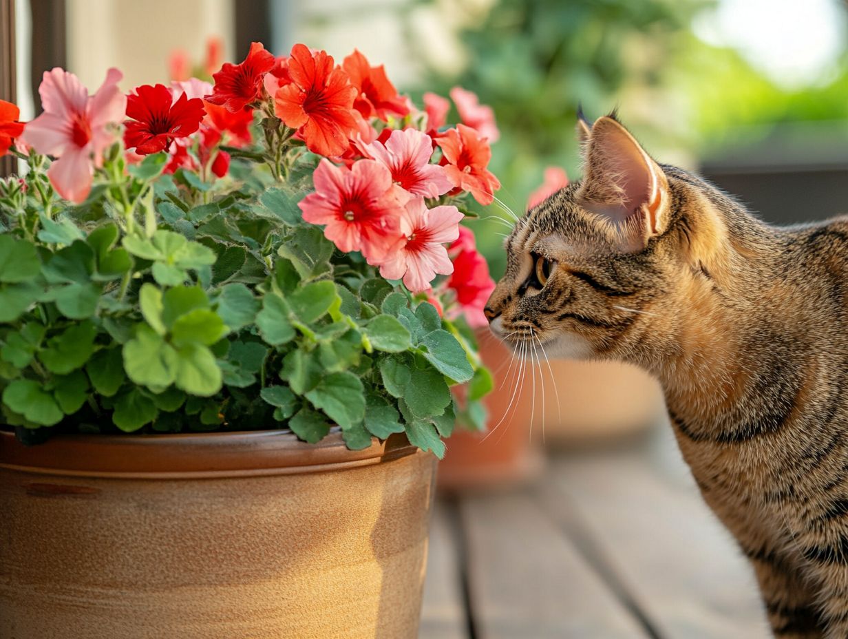 Are Geranium Roots Poisonous to Cats?