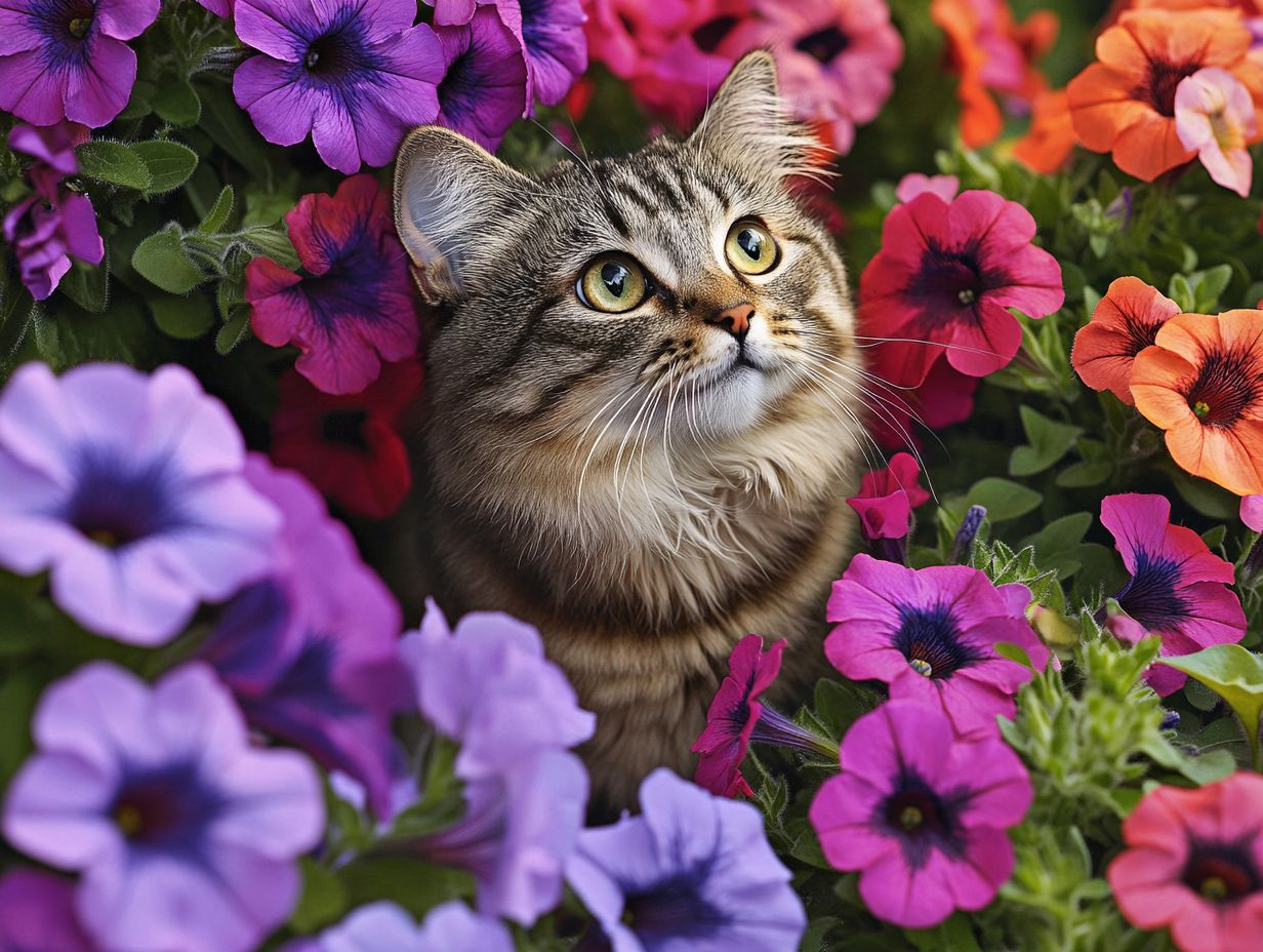 What Parts of Petunias are Toxic to Cats?