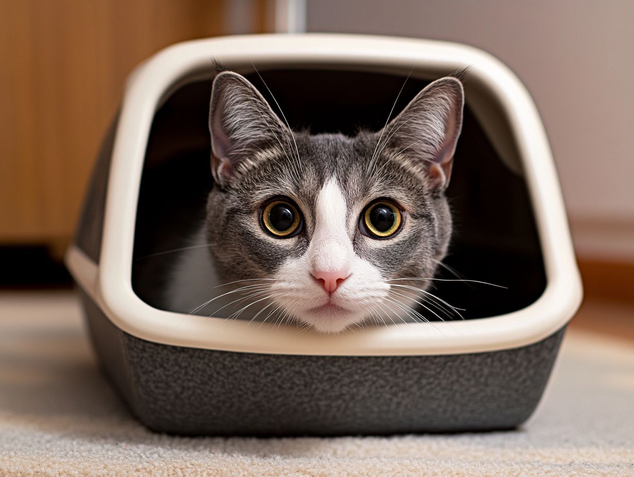 Open-top litter box for cats