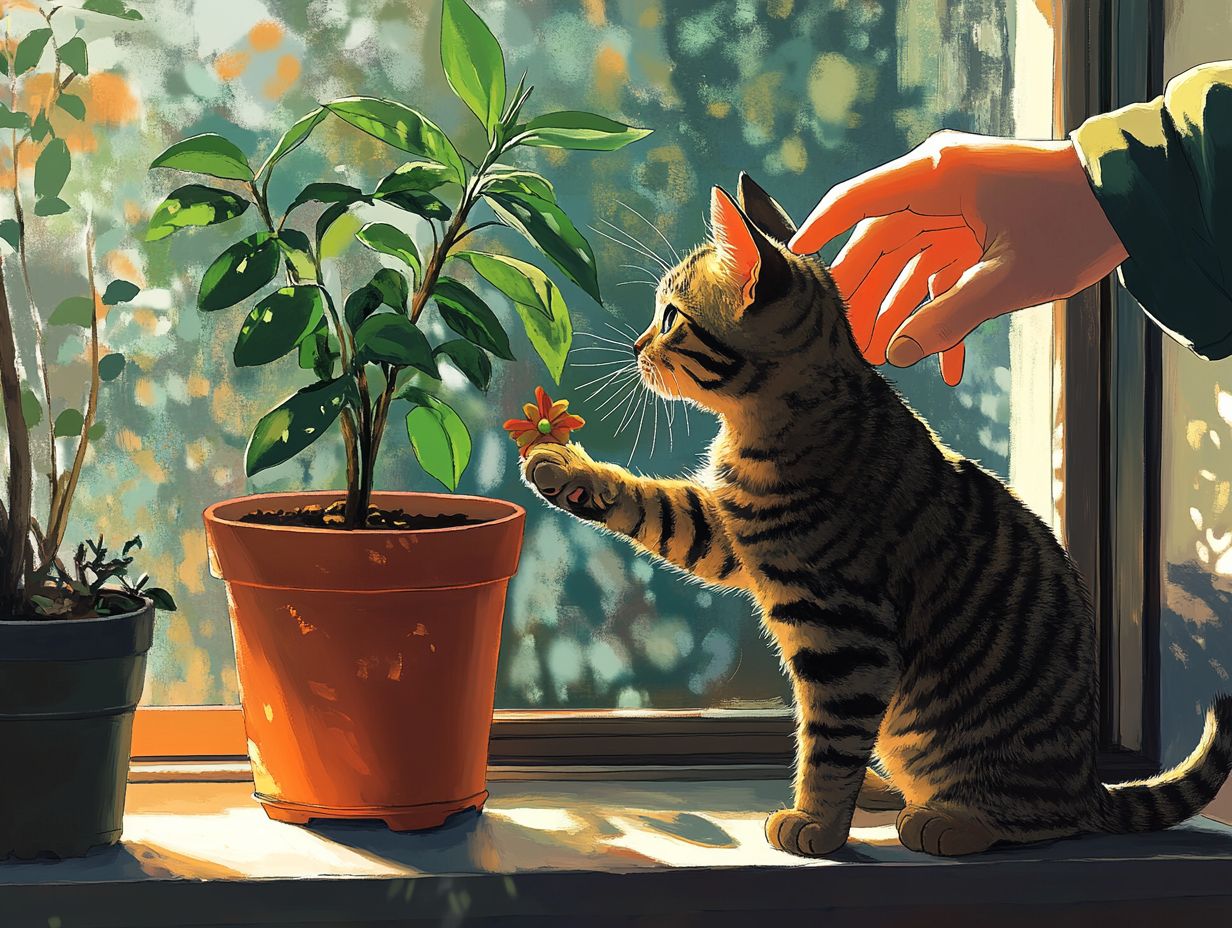 3. Use Cat-Friendly Planters