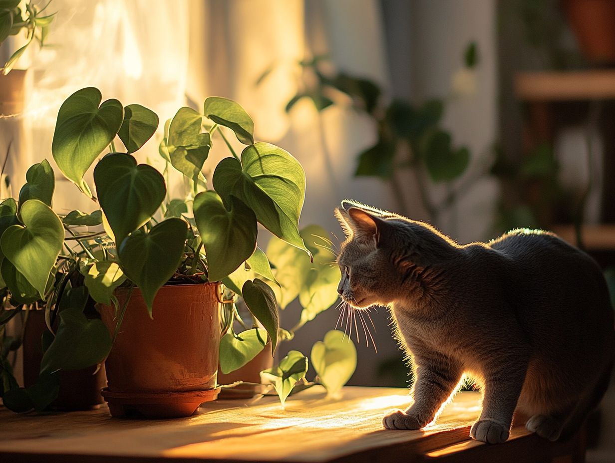 What Are the Symptoms of Philodendron Toxicity in Cats?