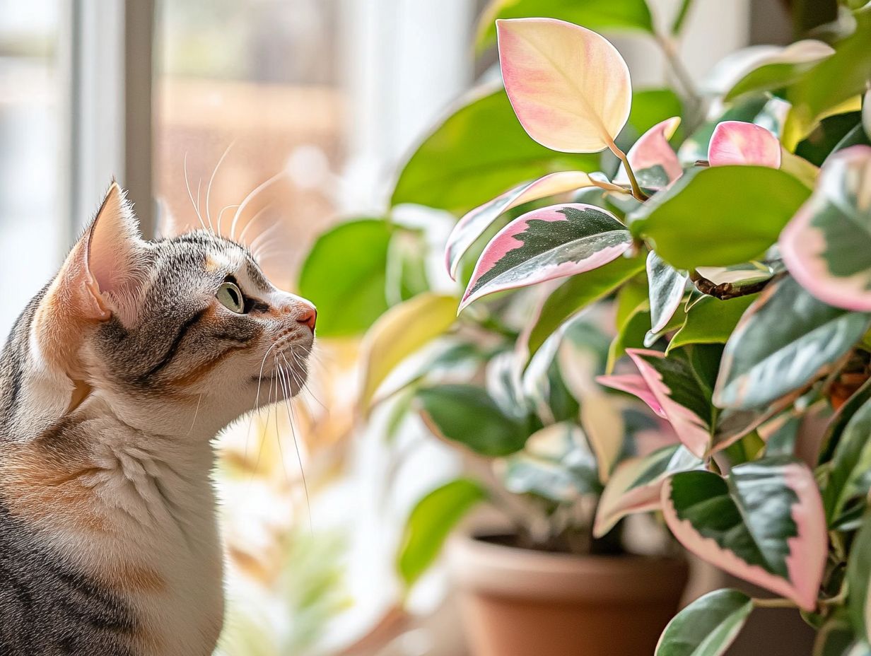 What Are Some Tips for Cat Owners with Hoya Carnosa Tricolor Plants?