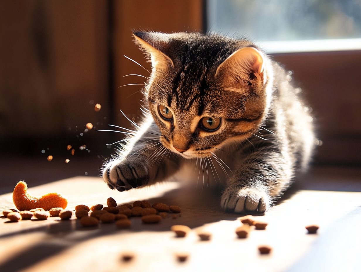 What Are The Pros and Cons of Allowing Your Cat to Play With Their Food?