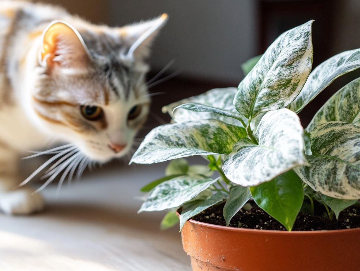 What to Do If Your Cat Ingests Silver Queen Plant?