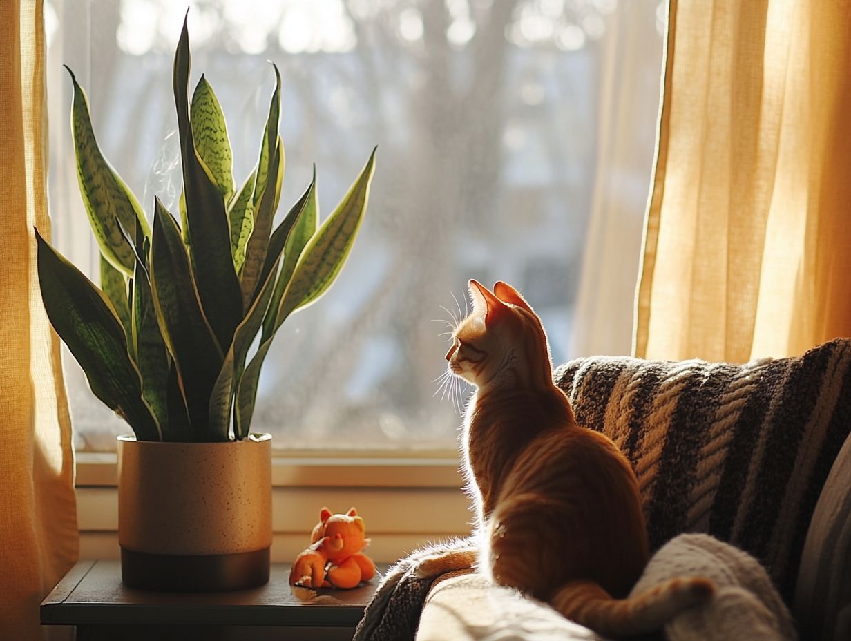 What Should I Do If My Cat Ingests Snake Plant?