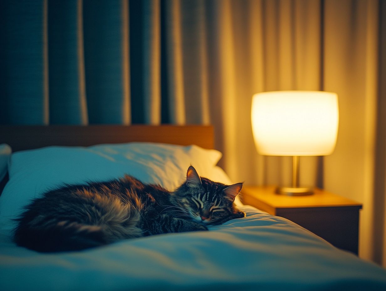 Can I let my cat sleep with me?